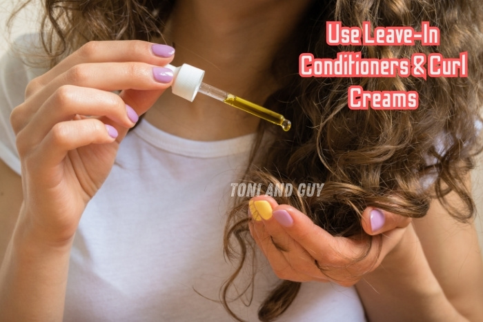 Keep your curls defined and frizz-free with leave-in conditioners and curl creams at TONI & GUY, Coimbatore