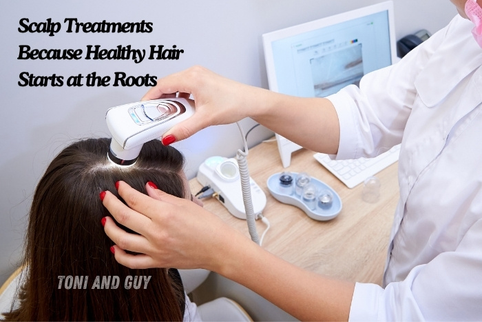 Professional scalp treatment at TONI & GUY salon in Coimbatore to boost hair health from the roots
