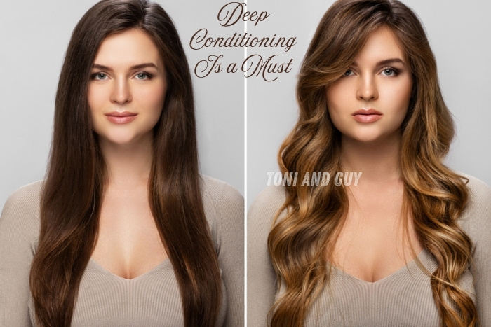 TONI & GUY Coimbatore, showing enhanced volume, shine, and hair health. Hair makeover transformation with expert care