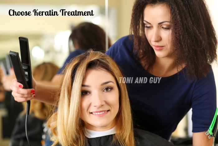 Professional keratin hair care services to restore natural shine and strength at Toni & Guy, Coimbatore