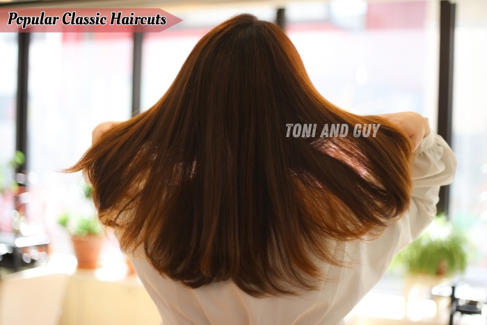 A client showing off a classic, sleek HAIRCUT done at TONI & GUY Coimbatore for a timeless look