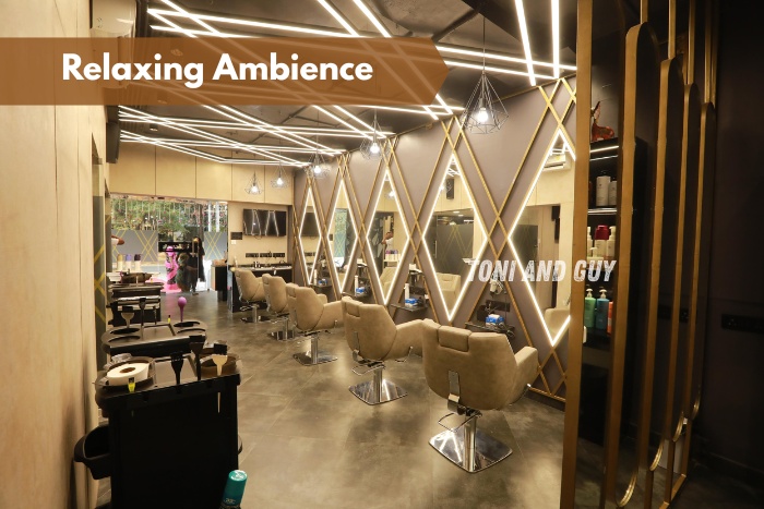 Essensuals by Toni & Guy, Coimbatore with premium styling stations-Luxurious and relaxing salon ambience