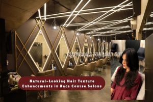 Natural-looking hair texture enhancements by expert stylists at Race Course salon in Coimbatore.