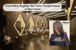 Hair colour transformation services at Essensuals Toni & Guy Race Course Coimbatore with premium salon ambience
