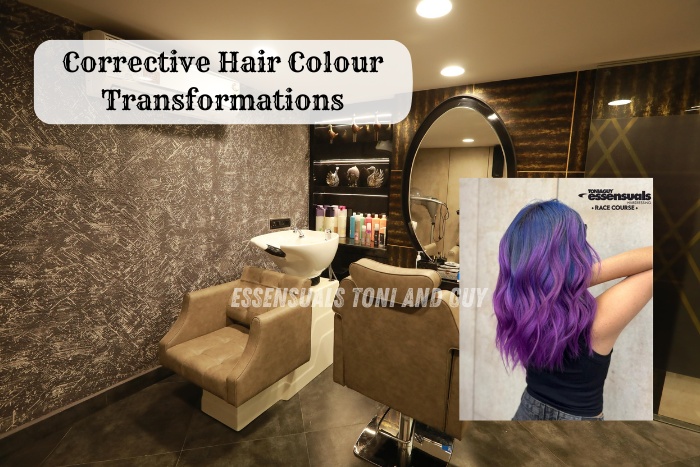 Visit Essensuals Toni & Guy Coimbatore for advanced hair colour correction and premium styling services